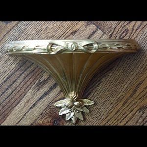 Vintage Burwood resin wall shelf
